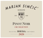 Marjan Simcic Cru Selection Pinot Noir 2020  Front Label