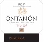 Bodegas Ontanon Reserva 2015  Front Label