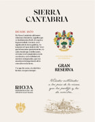 Sierra Cantabria Gran Reserva 2014  Front Label
