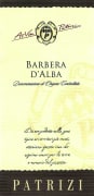 Patrizi Barbera d'Alba 2021  Front Label