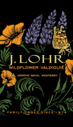 J. Lohr Wildflower Valdiguie 2021  Front Label