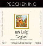 Pecchenino San Luigi Dogliani Dolcetto 2021  Front Label