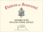 Chateau de Beaucastel Chateauneuf-du-Pape 2021  Front Label