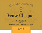 Veuve Clicquot Vintage Brut 2015  Front Label