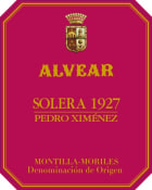 Alvear Pedro Ximenez Solera 1927 (375ML half-bottle)  Front Label