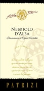 Patrizi Nebbiolo d'Alba 2021  Front Label