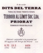 Terroir Al Limit Dits del Terra 2021  Front Label