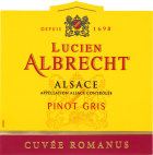 Lucien Albrecht Pinot Gris Cuvee Romanus 2020  Front Label