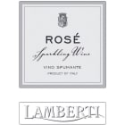 Lamberti Rose Spumante Front Label
