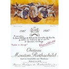 Chateau Mouton Rothschild  1987 Front Label