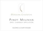 Chandon Pinot Meunier 2001 Front Label