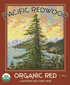 Pacific Redwood Organic Red  Front Label