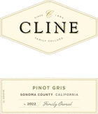 Cline Pinot Gris 2022  Front Label