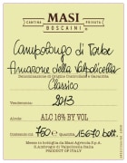 Masi Campolongo di Torbe Amarone 2013  Front Label