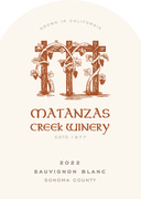Matanzas Creek Sonoma County Sauvignon Blanc (375ML half-bottle) 2022  Front Label