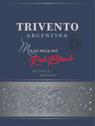 Trivento Reserve Maximum Red Blend 2020  Front Label