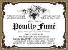 Domaine Francis Blanchet Pouilly Fume Cuvee Silice 2022  Front Label