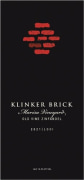 Klinker Brick Marisa Vineyard Old Vine Zinfandel 2021  Front Label