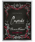 Cupcake Vineyards Black Forest Decadent Red  Front Label