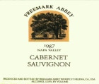 Freemark Abbey Napa Valley Cabernet Sauvignon 1987 Front Label