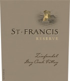 St. Francis Reserve Zinfandel 2019  Front Label