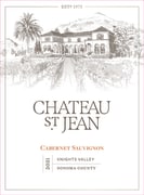 Chateau St. Jean Knights Valley Cabernet Sauvignon 2021  Front Label