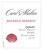 Carol Shelton Rocky Reserve Zinfandel 2019  Front Label