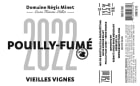 Regis Minet Pouilly-Fume Vieilles Vignes 2022  Front Label