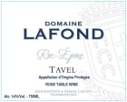 Domaine Lafond Tavel Roc-Epine Rose 2022  Front Label