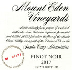 Mount Eden Vineyards Estate Pinot Noir 2017  Front Label