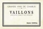 Henri Costal Chablis Premier Cru Vaillons 2022  Front Label