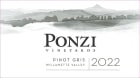 Ponzi Pinot Gris 2022  Front Label