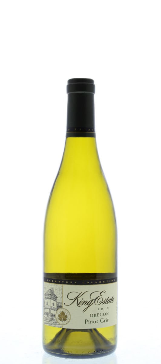 King Estate Signature Collection Pinot Gris 2013 Front Bottle Shot