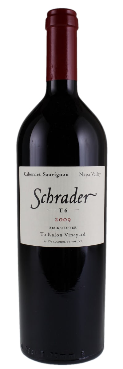 Schrader T6 Beckstoffer To Kalon Vineyard Cabernet Sauvignon 2009  Front Bottle Shot