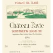 Chateau Pavie  1998 Front Label