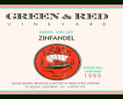 Green & Red Chiles Mill Vineyards Zinfandel 1999 Front Label