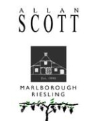 Allan Scott Marlborough Riesling 1999 Front Label