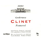 Chateau Clinet  2003 Front Label