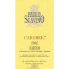 Paolo Scavino Barolo Carobric 2005 Front Label