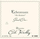 Domaine Cecile Tremblay Echezeaux Du dessus Grand Cru 2013 Front Label