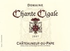 Domaine Chante Cigale Chateauneuf-du-Pape 2007 Front Label
