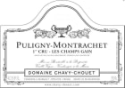 Chavy-Chouet Puligny-Montrachet Les Champs Gain Premier Cru 2015 Front Label
