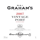 Graham's Vintage Port (375ML half-bottle) 2007 Front Label