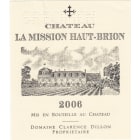 Chateau La Mission Haut-Brion  2006 Front Label