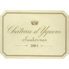 Chateau d'Yquem Sauternes (375ML half-bottle) 2004 Front Label