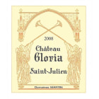 Chateau Gloria  2008 Front Label