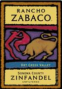Rancho Zabaco Dry Creek Zinfandel 1997 Front Label