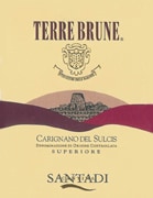 Santadi Carignano del Sulcis Terre Brune 2005 Front Label