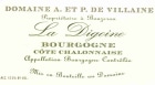 Domaine de Villaine Bourgogne Cote Chalonnaise La Digoine 2012 Front Label