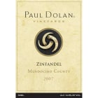 Paul Dolan Vineyards Zinfandel 2007 Front Label